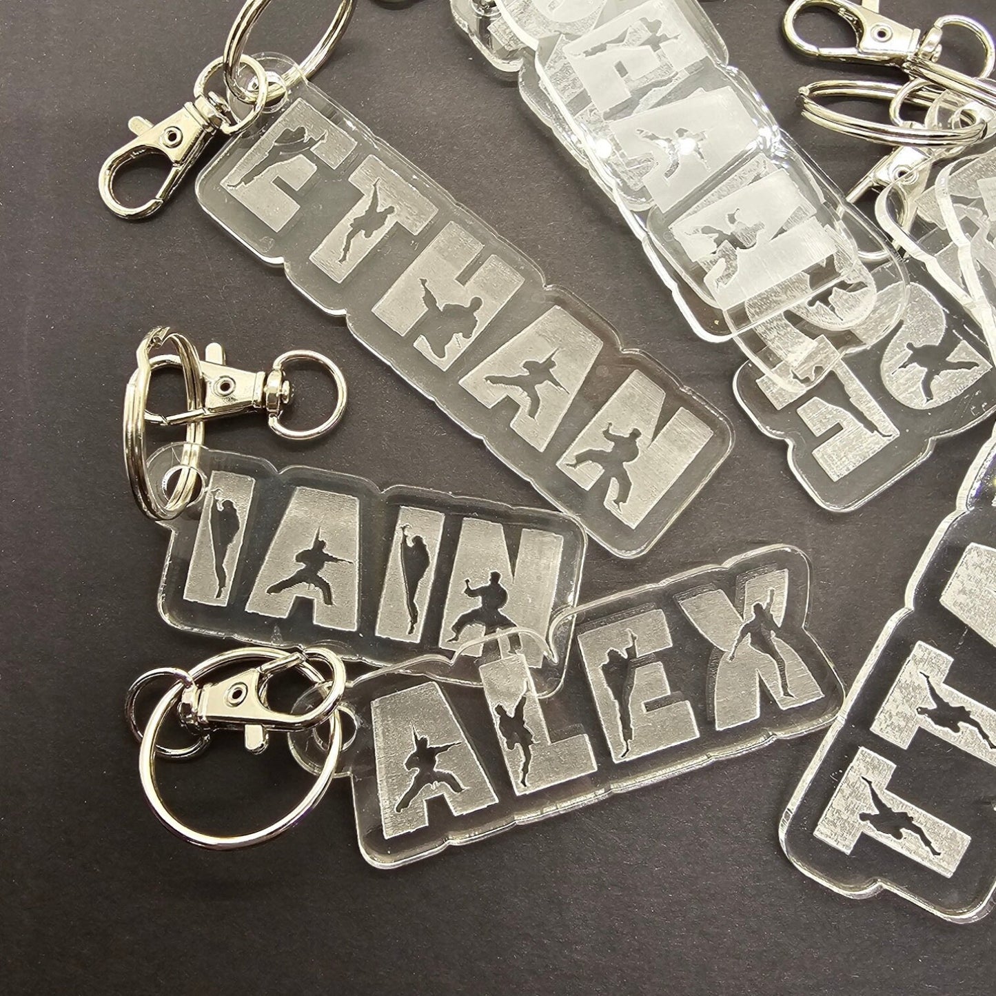 Personalized Taekwondo Bag Tag: Custom Martial Arts Backpack Tag