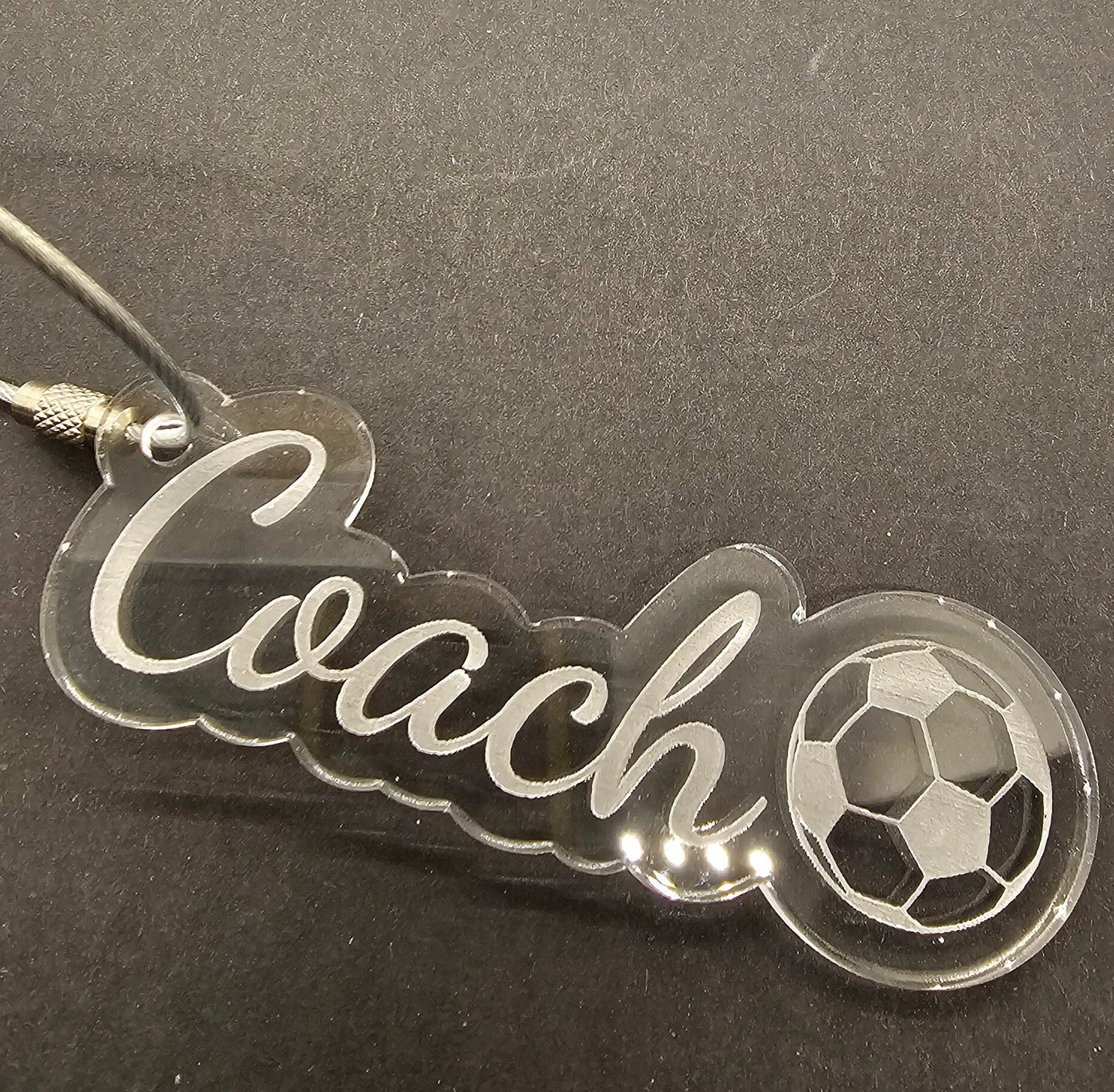 Personalized Soccer Keychain, Custom Sports Keyring, Team Spirit Accessories, Soccer Player Gift, Custom Name bag tag