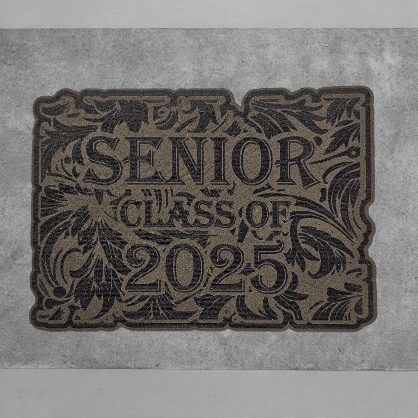 Custom Senior Hat with Leatherette Patch: Class of 2025 Grad Gift