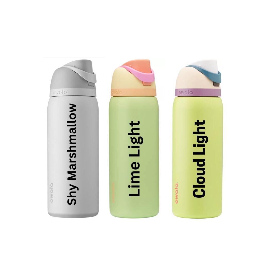 Engraved Owala Water Bottle: Winter Sweater Design, Personalized Drinkware