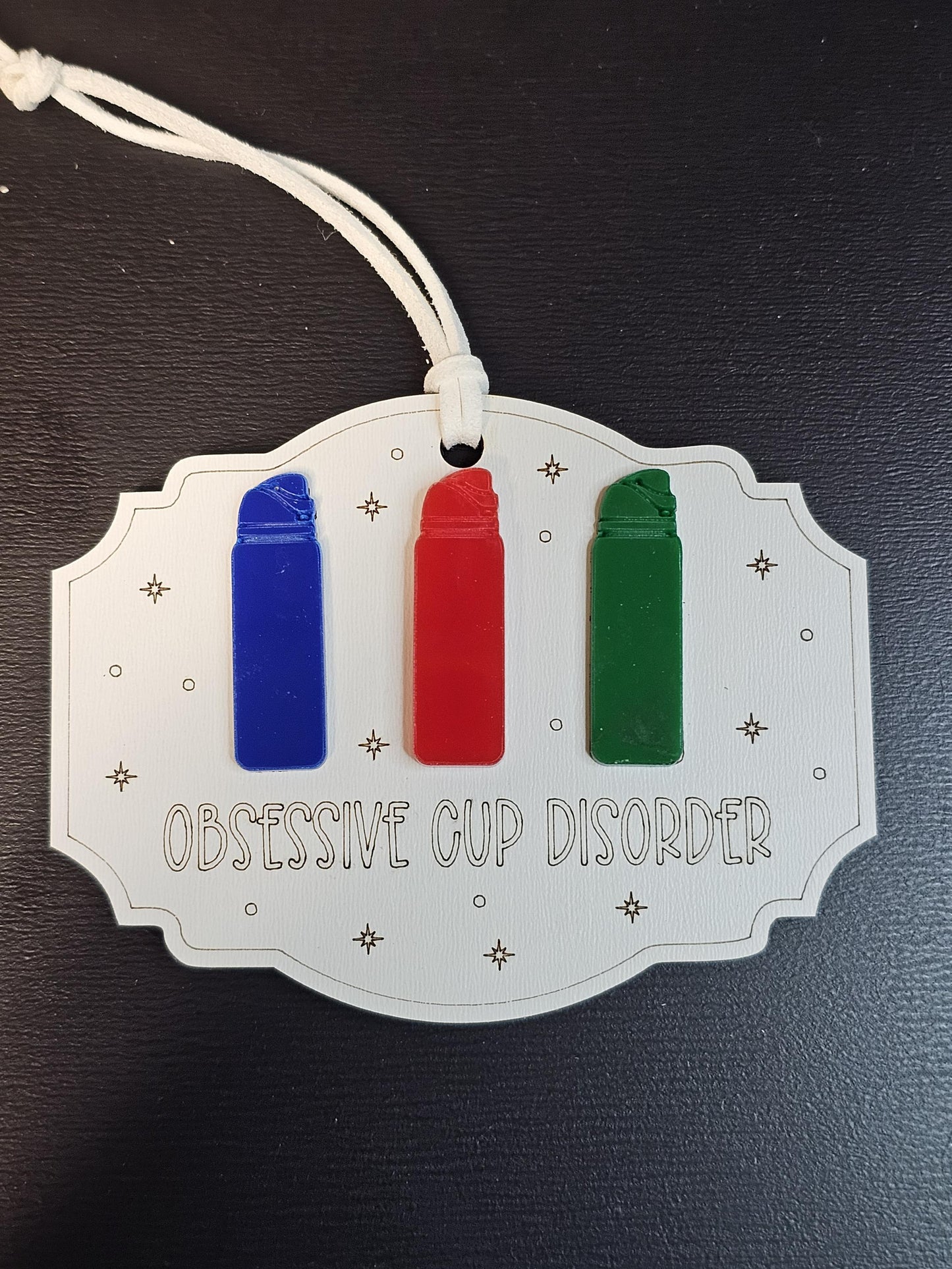 Owala cup disorder Ornament, Tumbler Ornament, Gift for Her, Car Charm