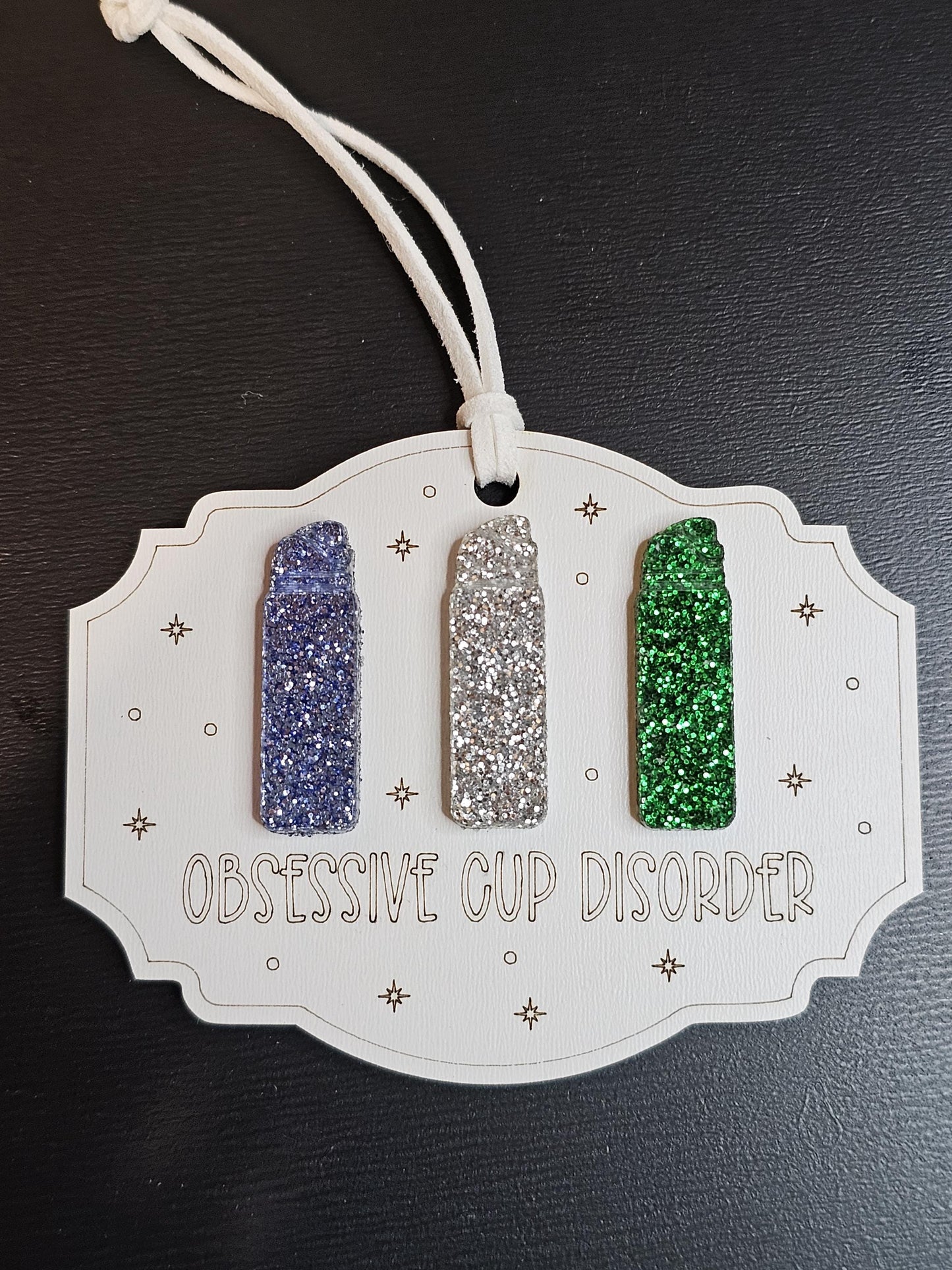 Owala cup disorder Ornament, Tumbler Ornament, Gift for Her, Car Charm