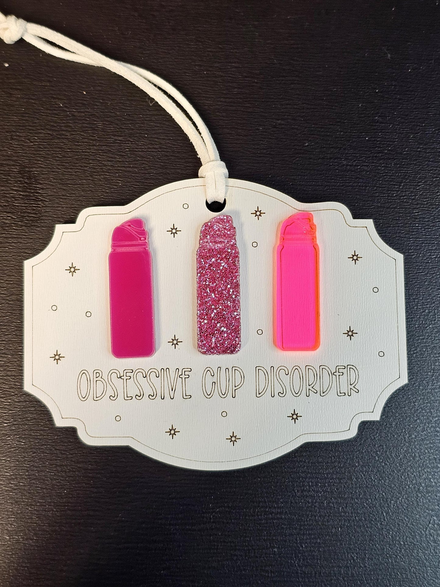 Owala Cup Disorder Ornament: Whimsical Tumbler Charm