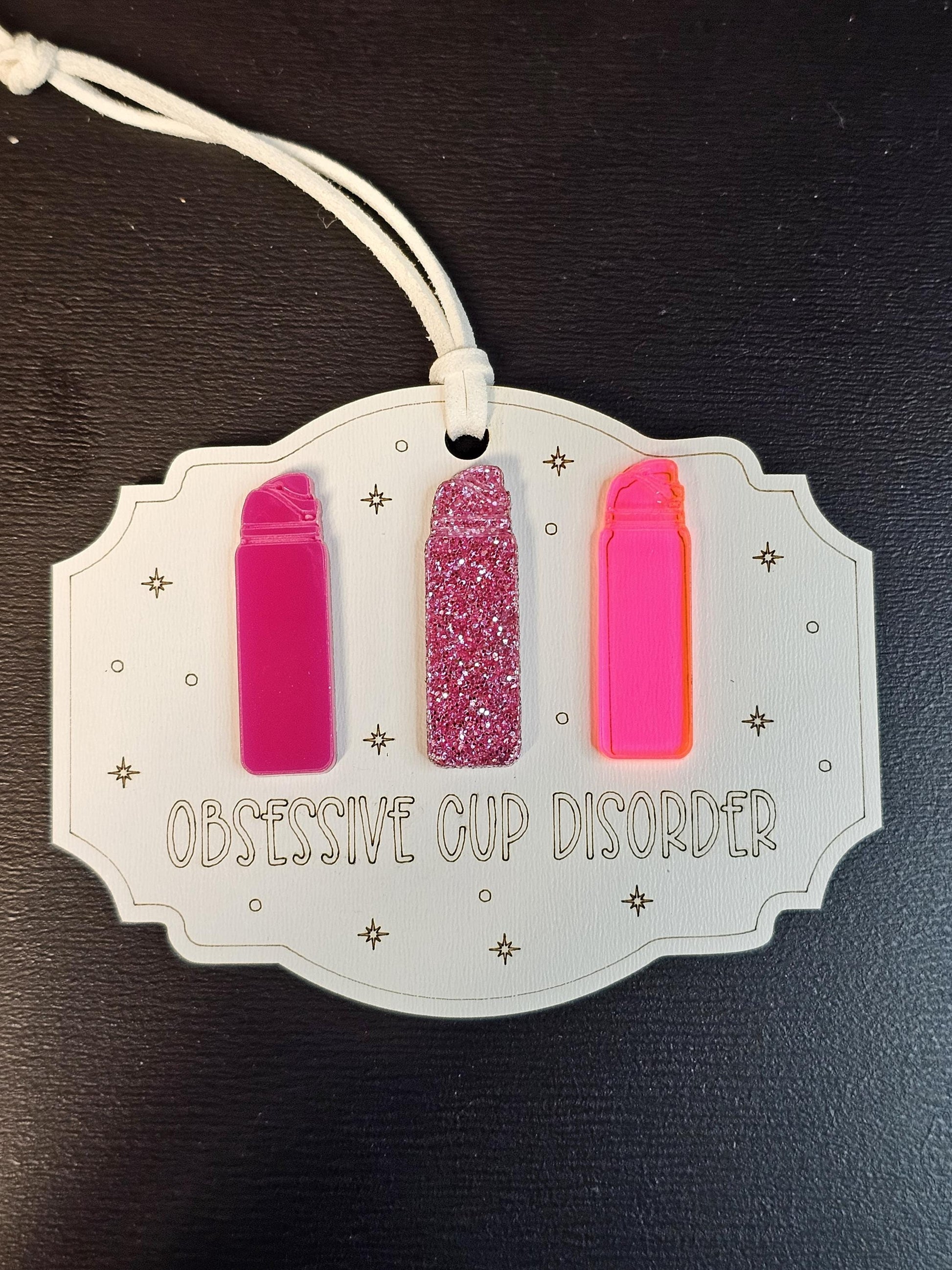 Owala Cup Disorder Ornament: Whimsical Tumbler Charm