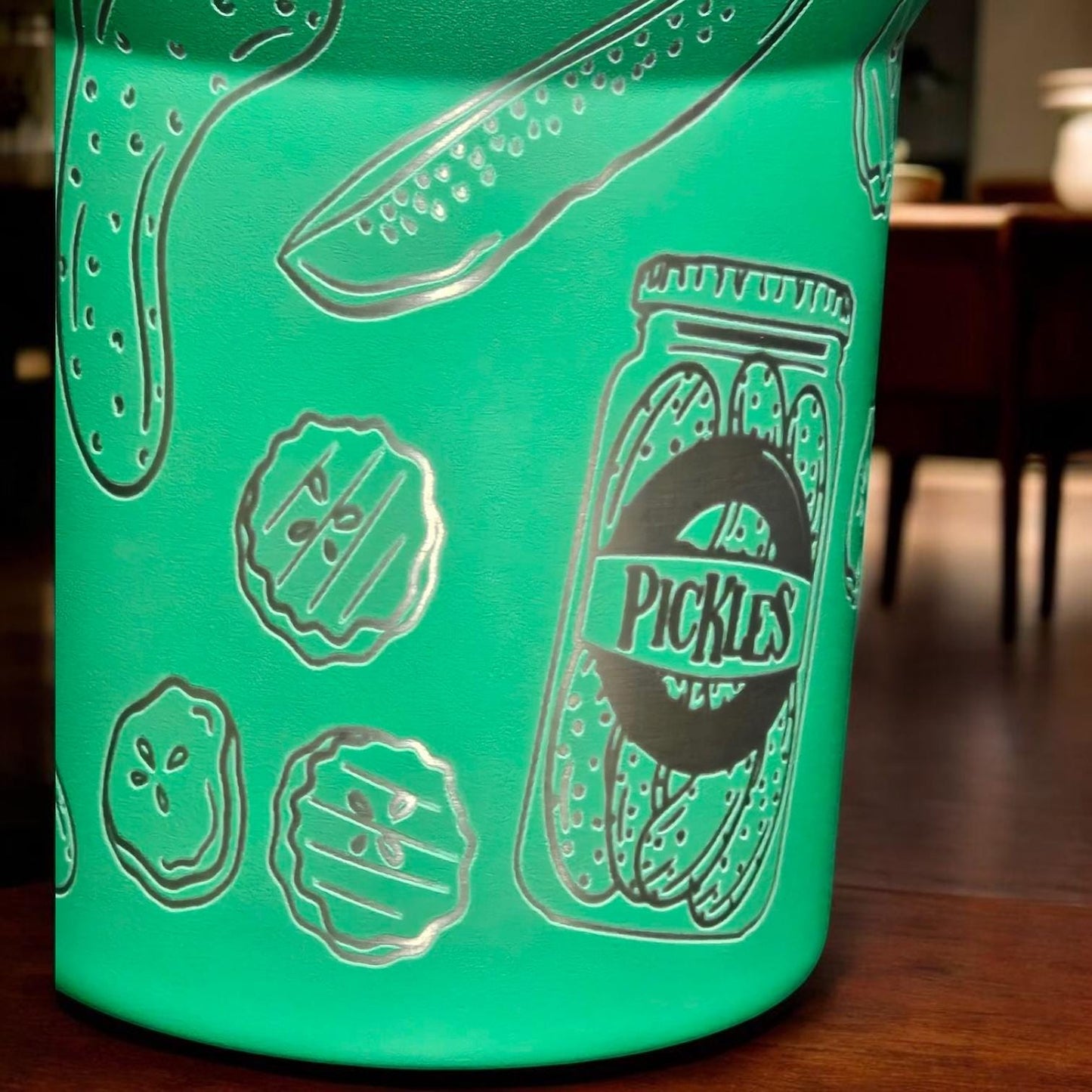 Pickle Engraved Stanley 30 and 40 oz Bottle | Pickle Lover Gift | Elegant & Personalized Drinkware