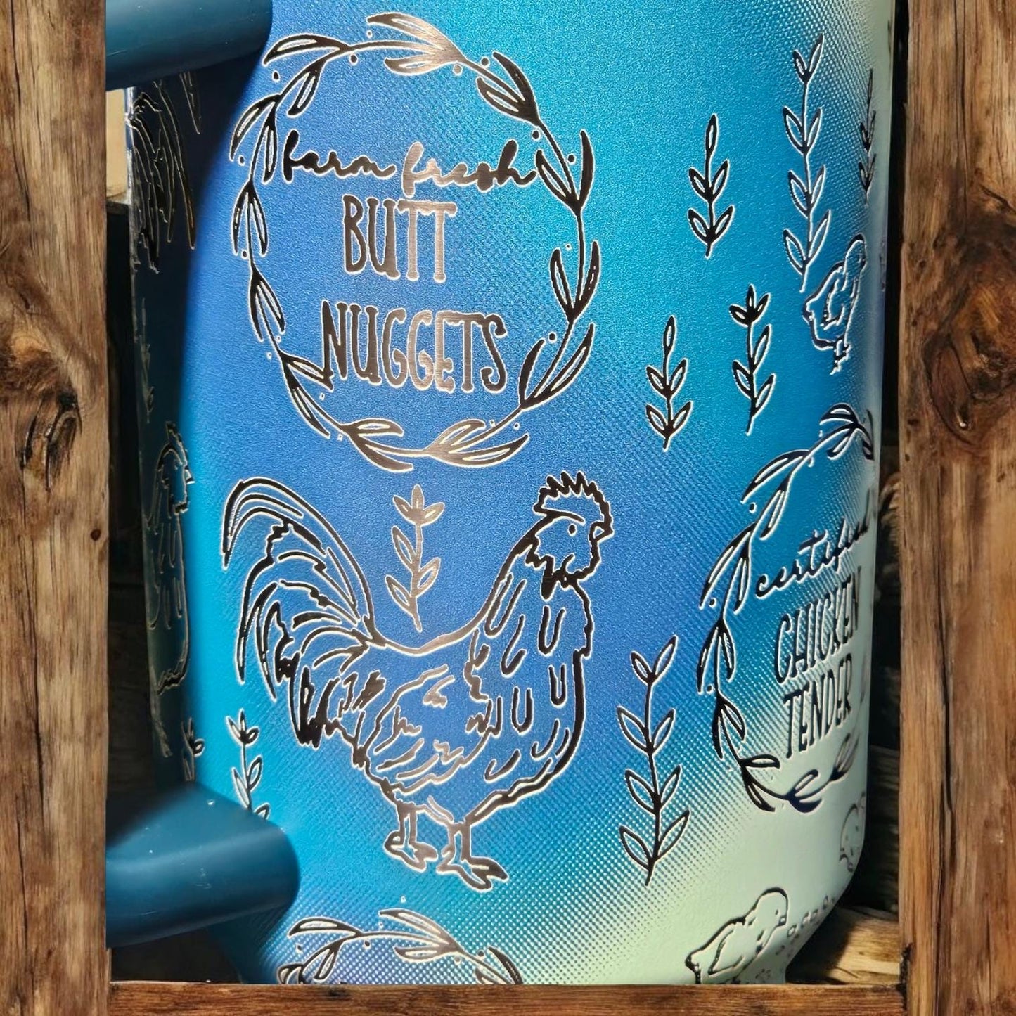 Chicken engraved Stanley 30and 40 oz Bottle | chicken Design | egg dealer, chicken tenders, baby chick's