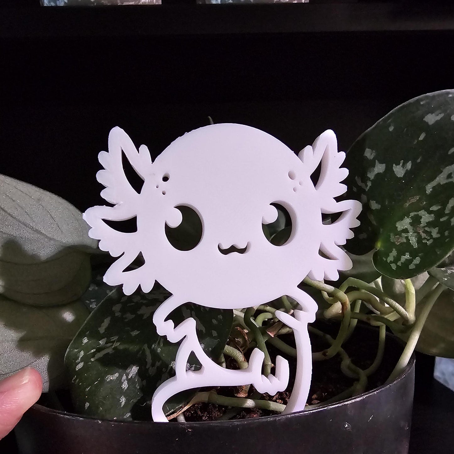 Axolotl Plant Trellis, Cute Plant Support, Indoor Garden Decor, Plant Accessory, Houseplant Trellis, Unique Gift