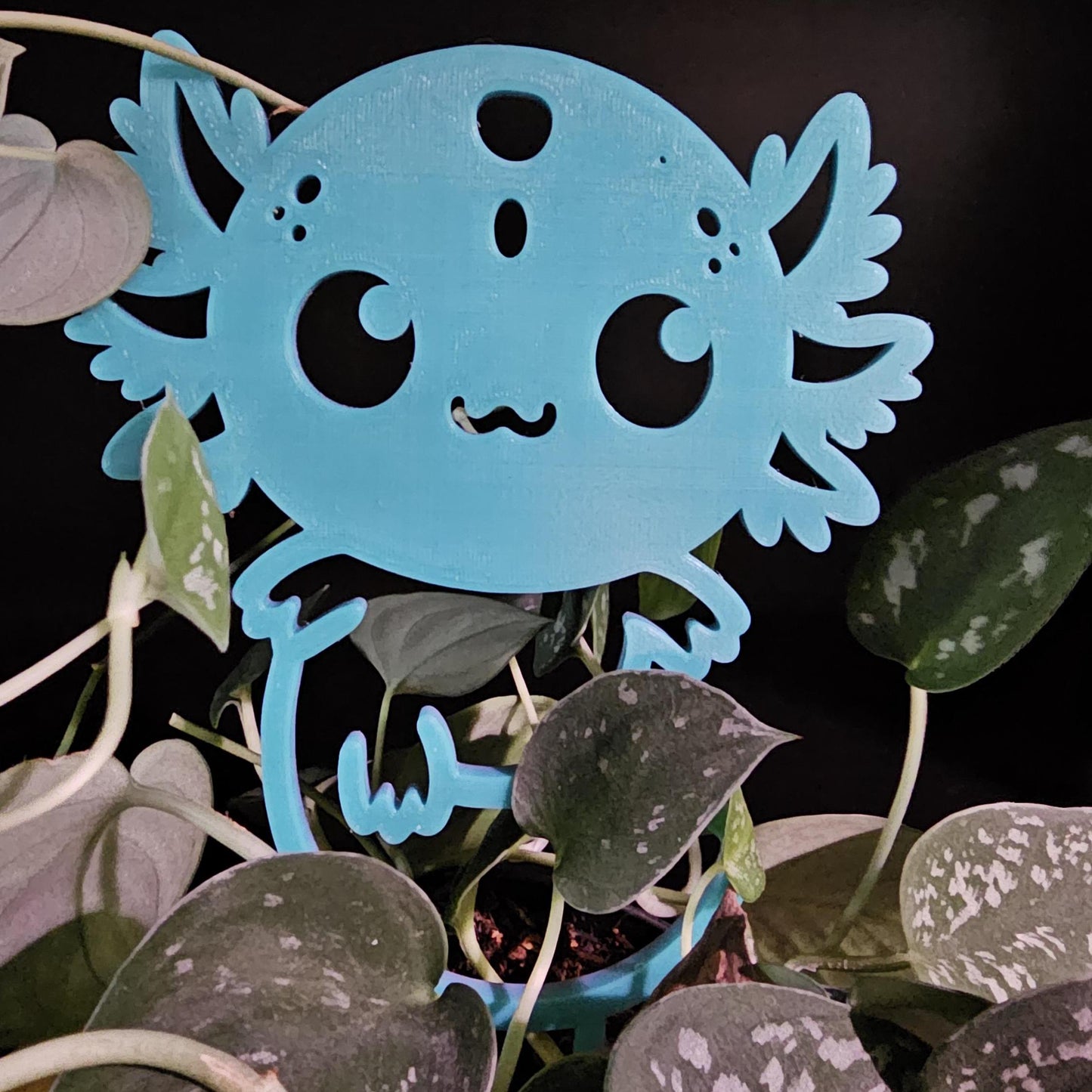 Axolotl Plant Trellis, Cute Plant Support, Indoor Garden Decor, Plant Accessory, Houseplant Trellis, Unique Gift