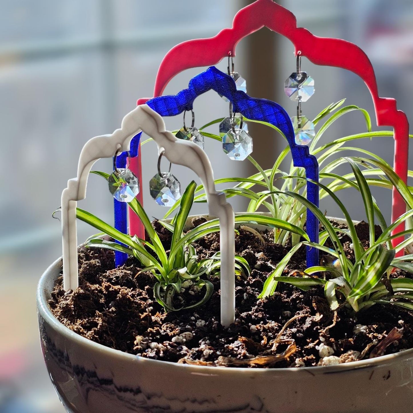 Arch Plant Trellis, Suncatcher Cute Plant Support, Indoor Garden Decor, Plant Accessory, Houseplant Trellis, Unique Gift