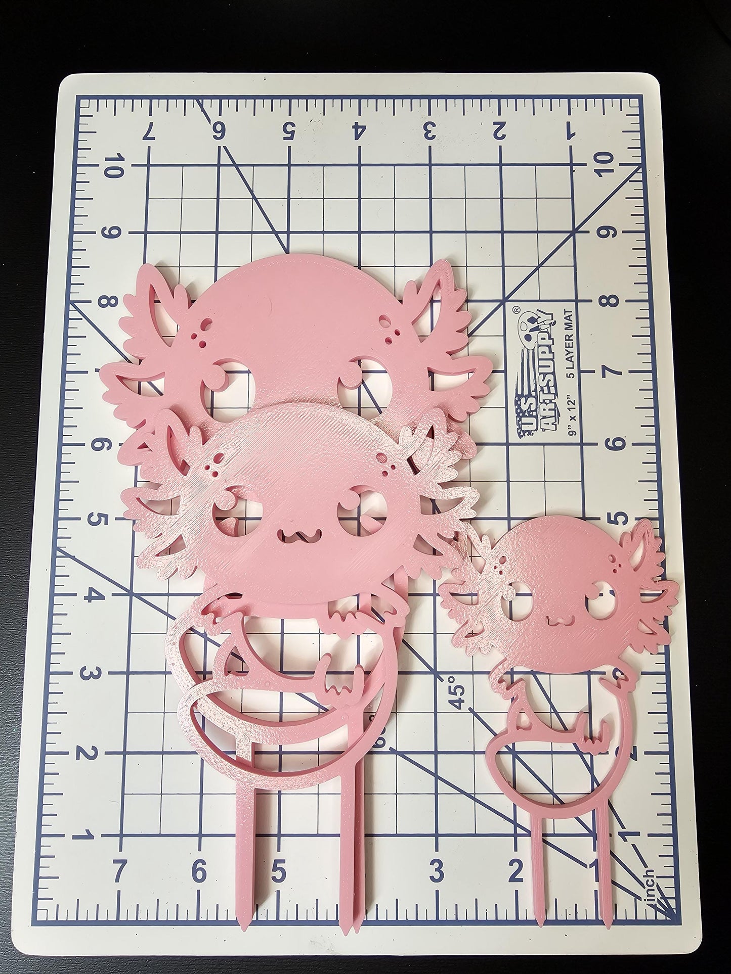 Axolotl Plant Trellis, Cute Plant Support, Indoor Garden Decor, Plant Accessory, Houseplant Trellis, Unique Gift