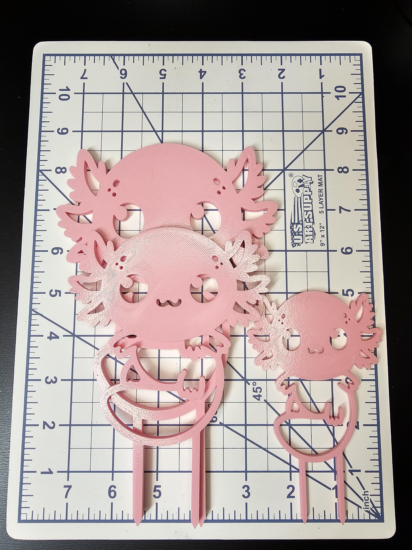 Axolotl Plant Trellis, Cute Plant Support, Indoor Garden Decor, Plant Accessory, Houseplant Trellis, Unique Gift