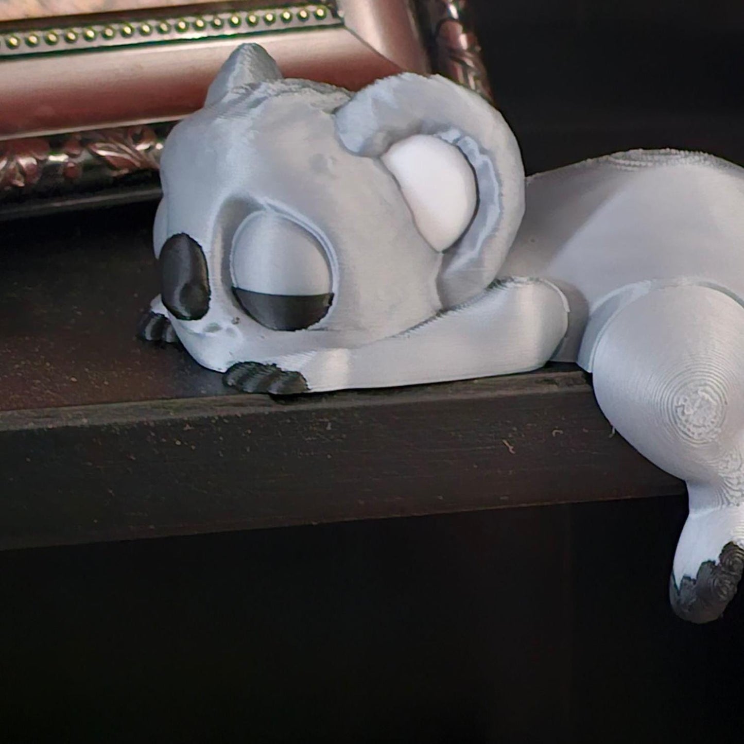 Sleeping Koala for bookshelf or monitor, Unique Koala Lover Present, 3D Printed, Shelf Decor office Decor