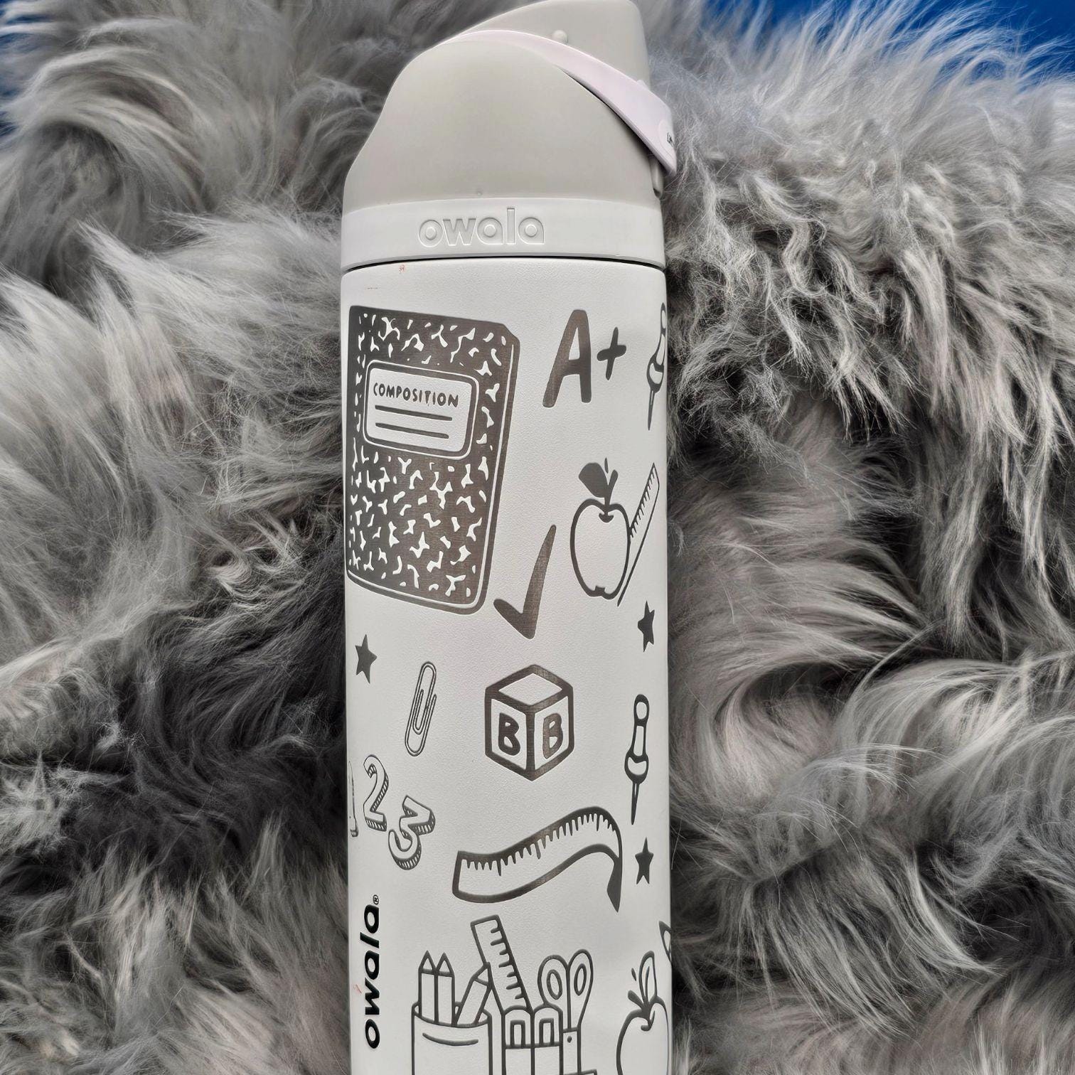 Personalized Teacher Owala Water Bottle: Engraved Gift for Educators