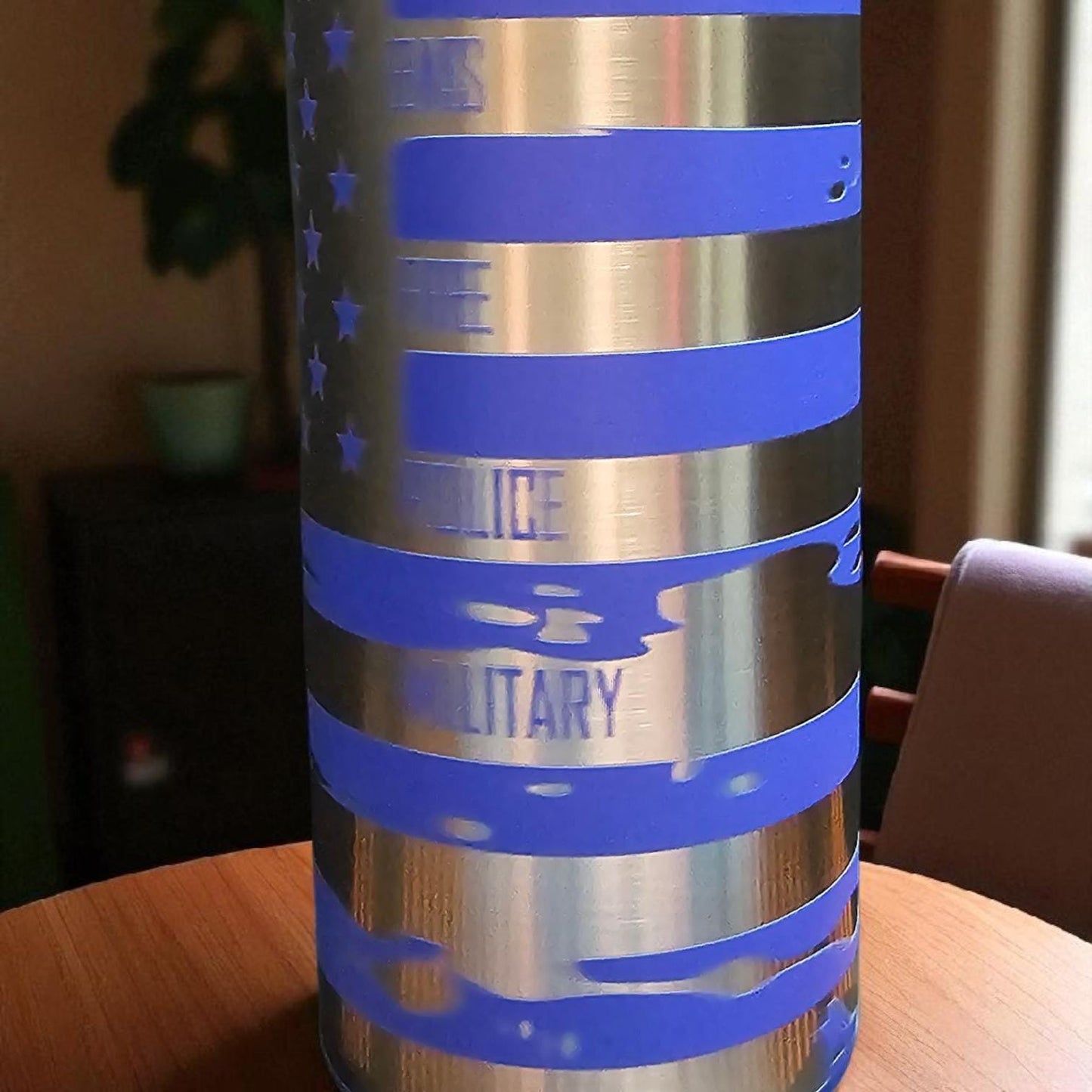 Custom First Responder Owala Water Bottle – Laser Engraved Firefighter, Police, or EMS Design – 20oz, 24oz, or 32oz – Personalized Gift