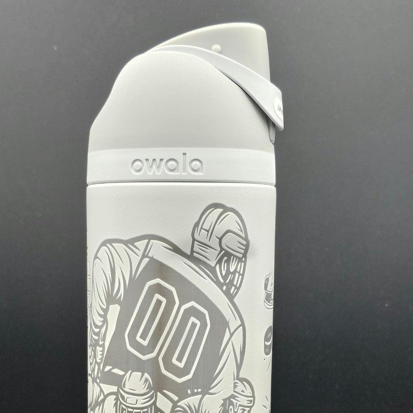 Owala Hocky Theme Drink Bottle, 40 32, 24 and 16 ounce BPA-Free Bottle, Freesip and Sway, leak proof Water Bottle, Sports Enthusiast Gift