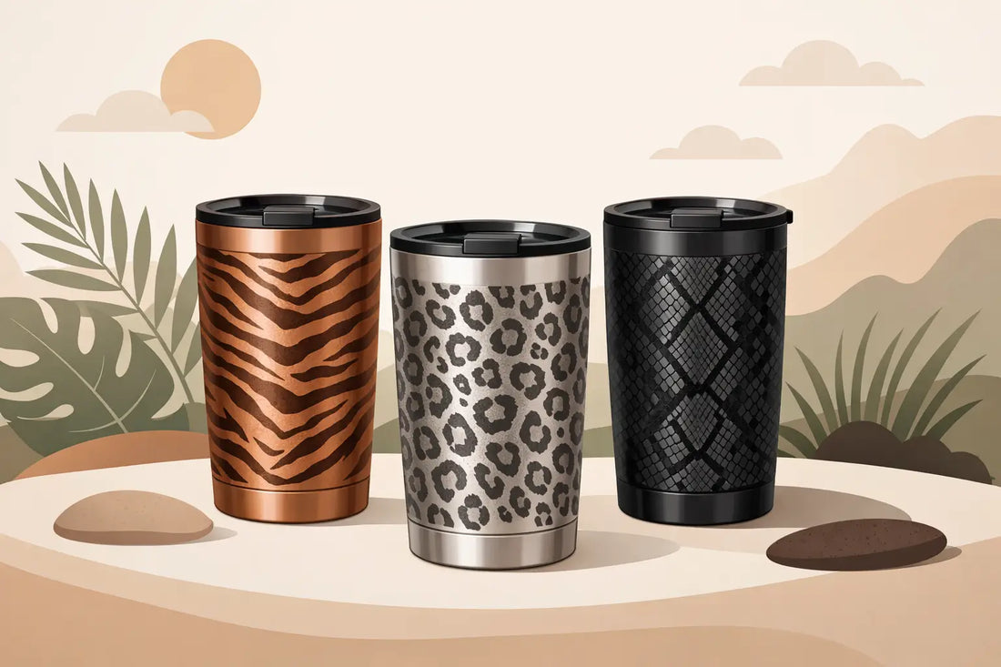 Animal Print Engraved Tumbler Guide