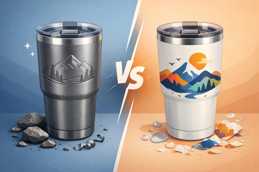 Engraved Tumbler vs Printed Tumbler: Which Lasts?