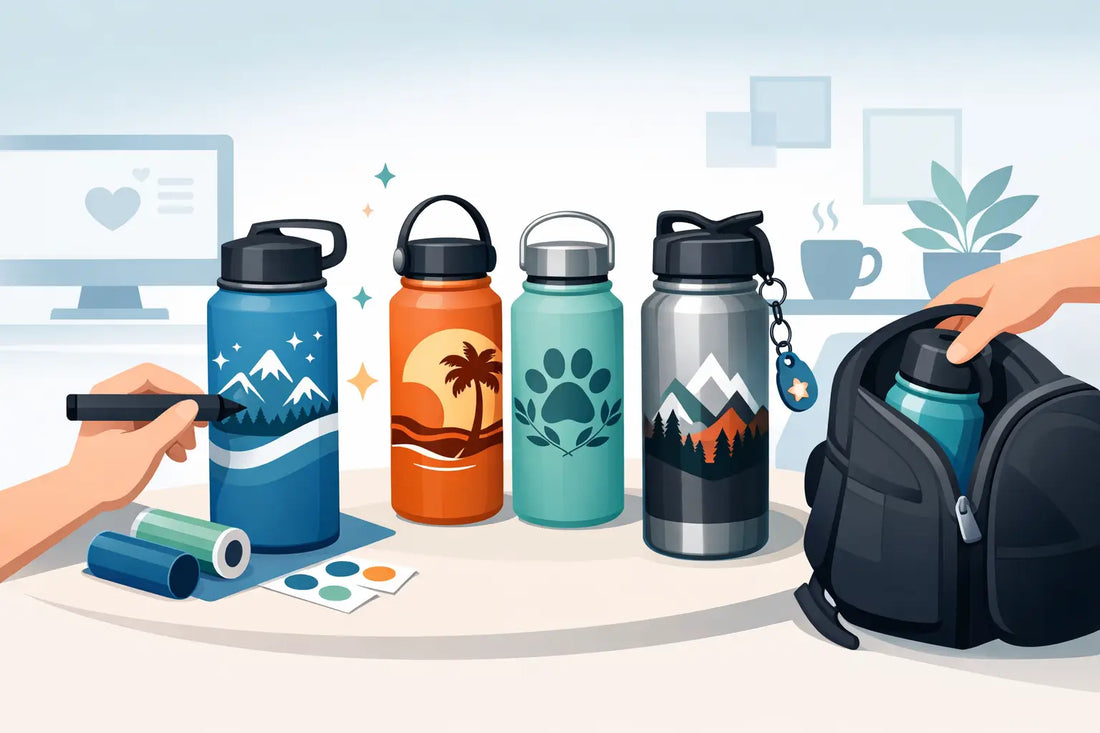 How to Personalize Water Bottles That Get Used