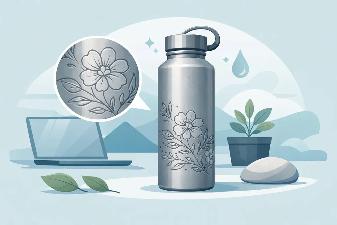 Why a Floral Engraved Water Bottle Works
