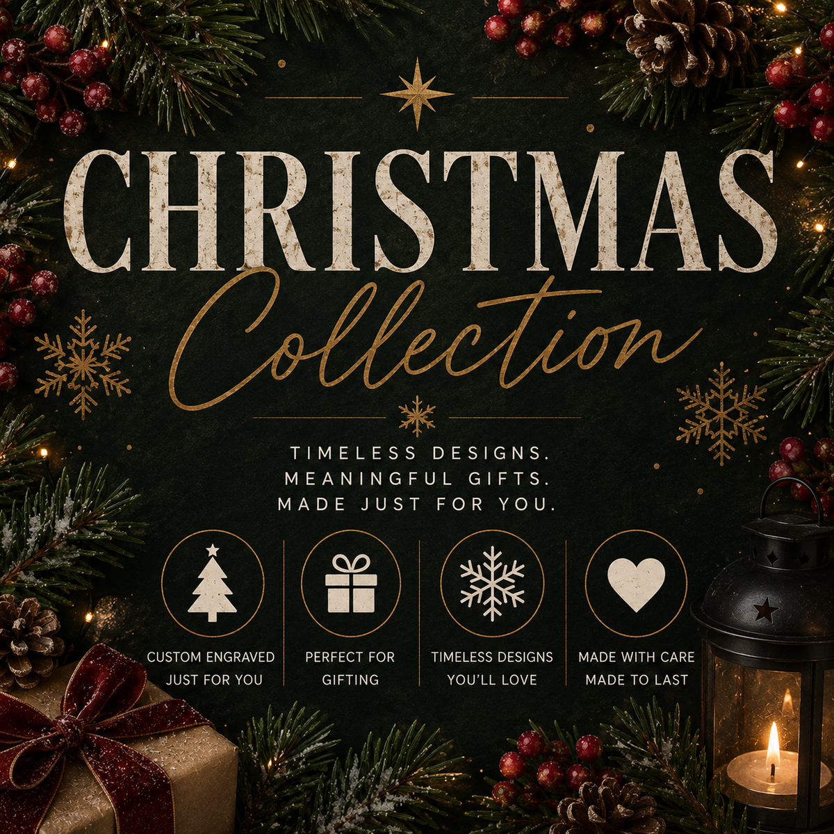 Christmas Collection | Personalized Holiday Gifts by Aspen Creek Laser Design