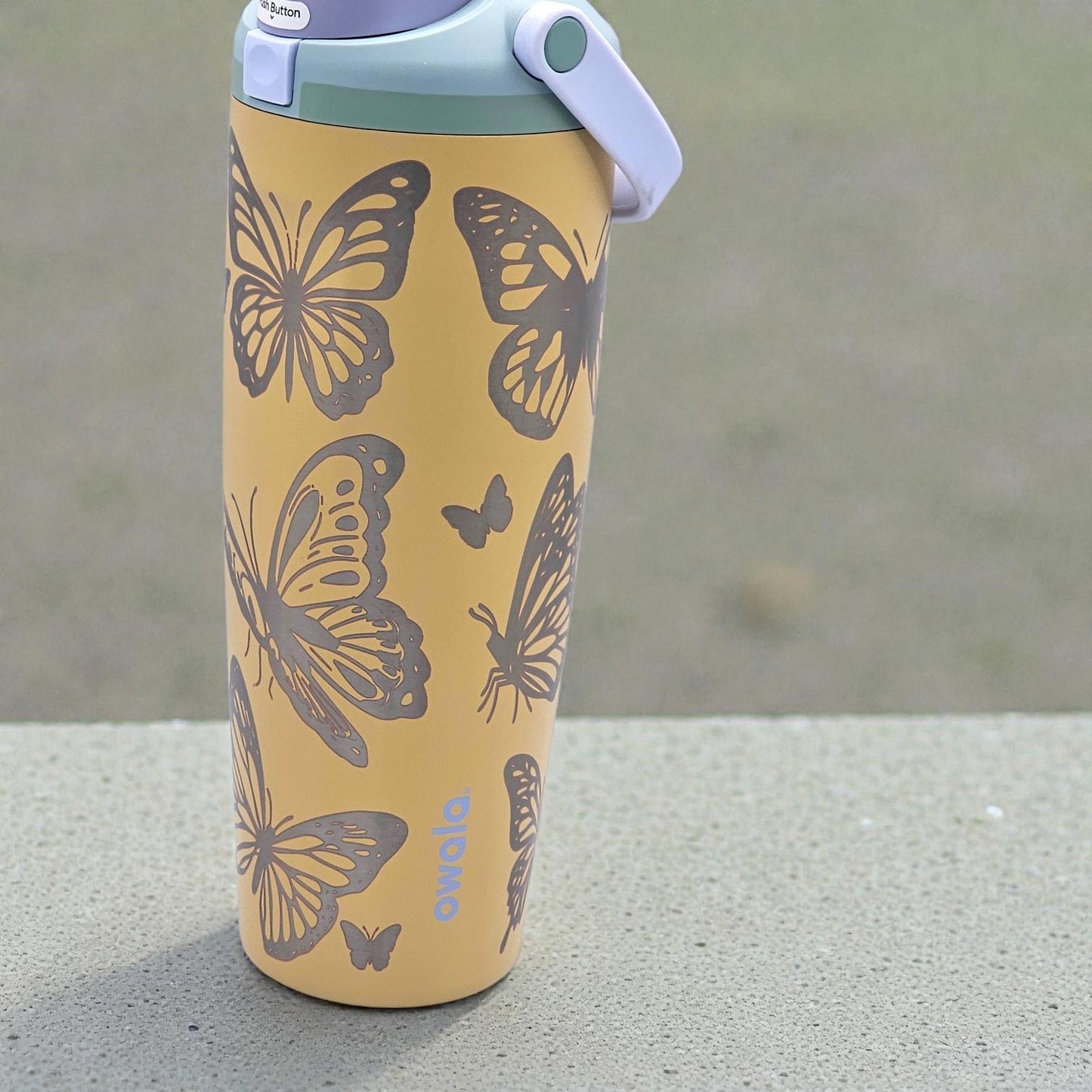 Butterfly Lover's Personalized Owala Bottle — Available in FreeSip and Sway Owalas
