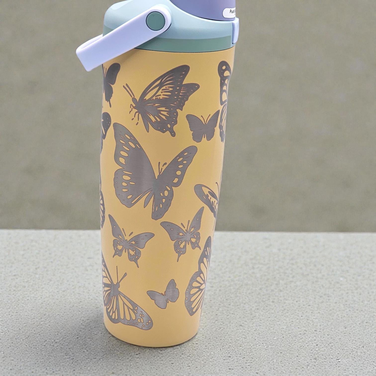 Butterfly Lover's Personalized Owala Bottle — Available in FreeSip and Sway Owalas