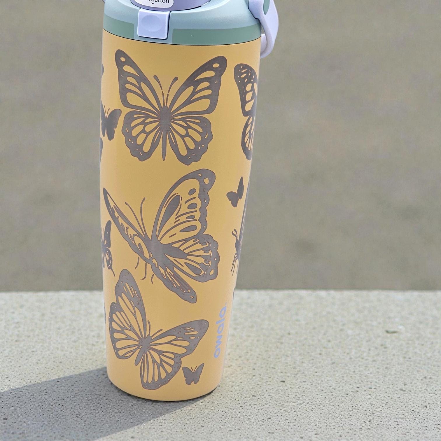 Butterfly Lover's Personalized Owala Bottle — Available in FreeSip and Sway Owalas