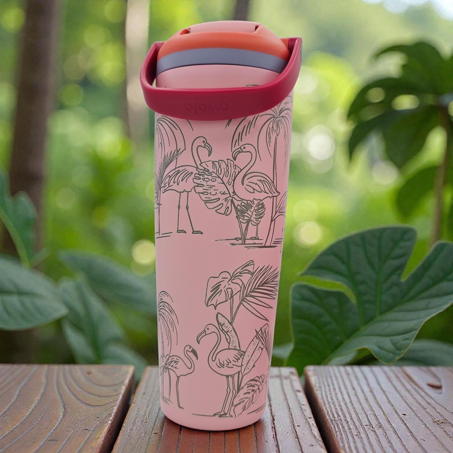 Flamino Lover's Personalized Owala Bottle — Available in FreeSip and Sway Owalas