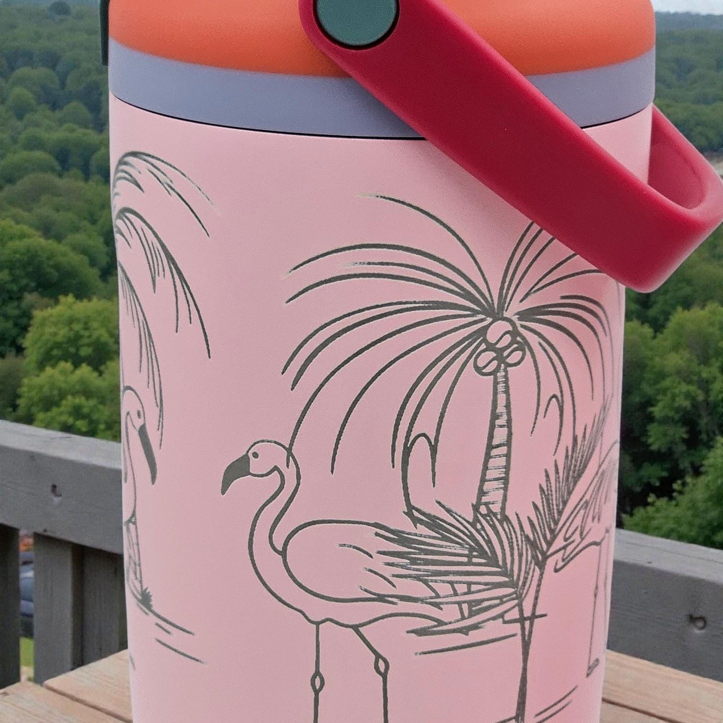Flamino Lover's Personalized Owala Bottle — Available in FreeSip and Sway Owalas
