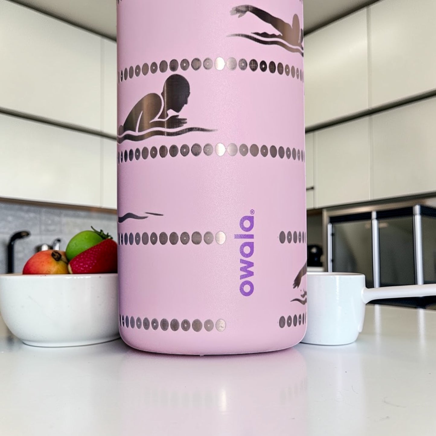 Personalized Swimming Owala Bottle – Custom Engraved Swim Team Water Bottle