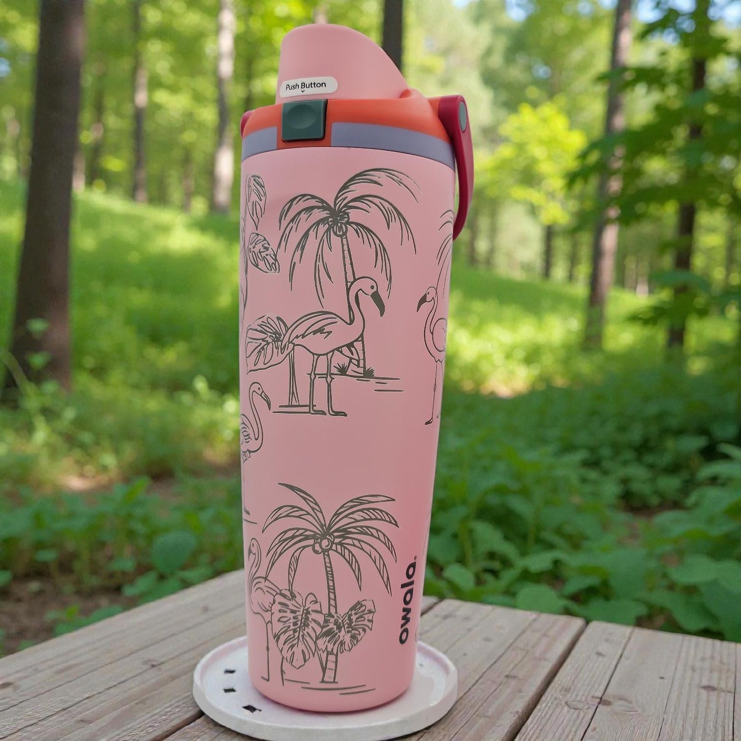 Flamino Lover's Personalized Owala Bottle — Available in FreeSip and Sway Owalas