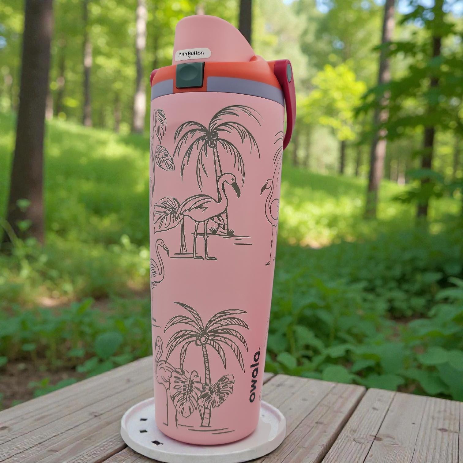 Flamino Lover's Personalized Owala Bottle — Available in FreeSip and Sway Owalas