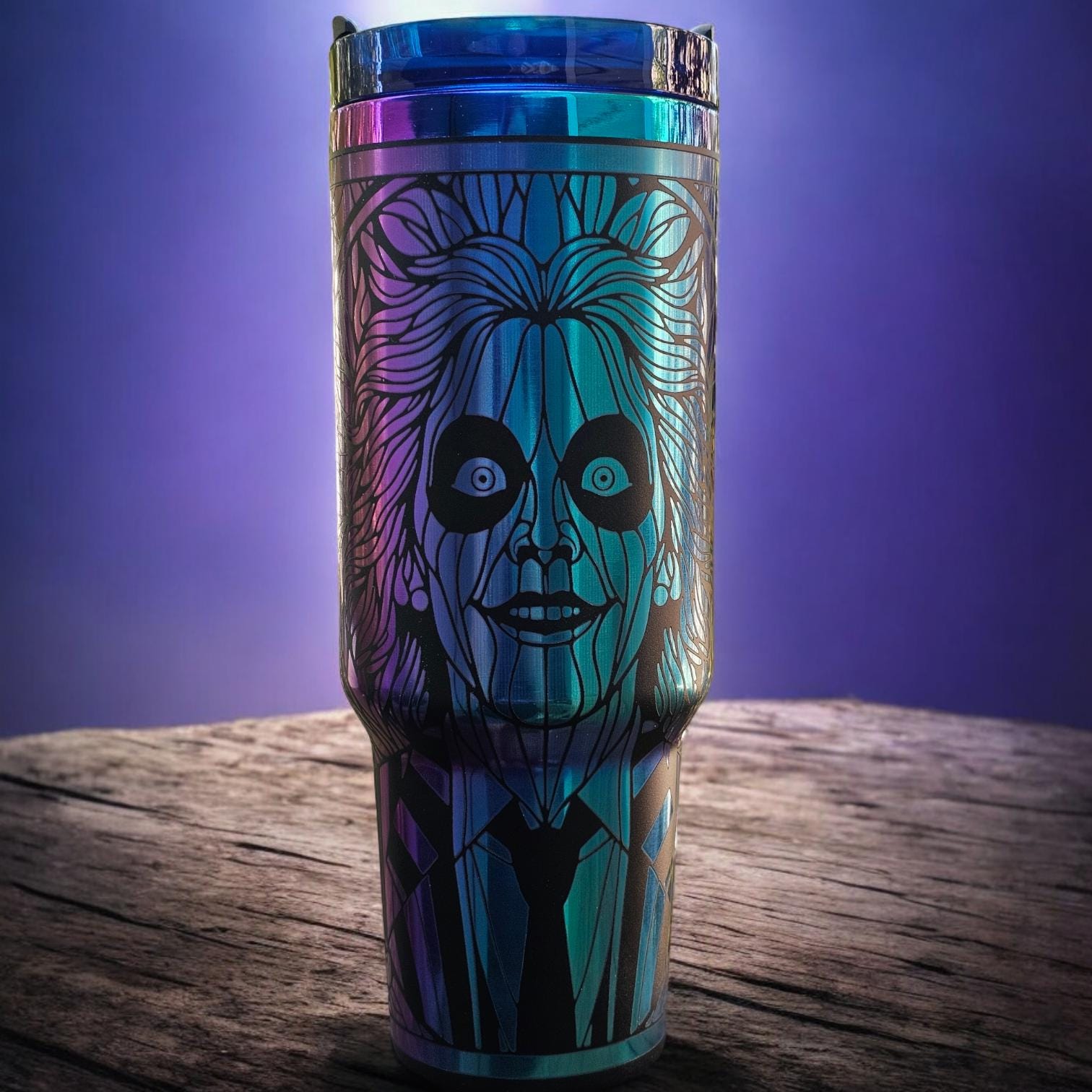 Beetle Juice 40 oz Chroma Tumbler, Insulated Tumbler, Large Drinkware, Beetle Lover Gift, Unique Tumbler