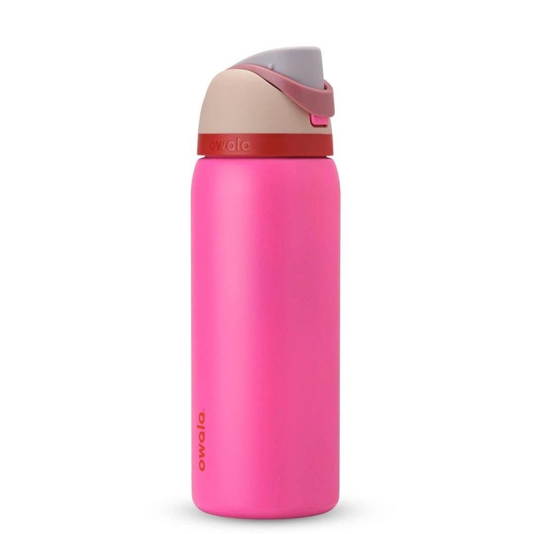 Magnolia Engraved Owala 24 and 32 oz Bottle | Flower Design | Elegant & Personalized Drinkware