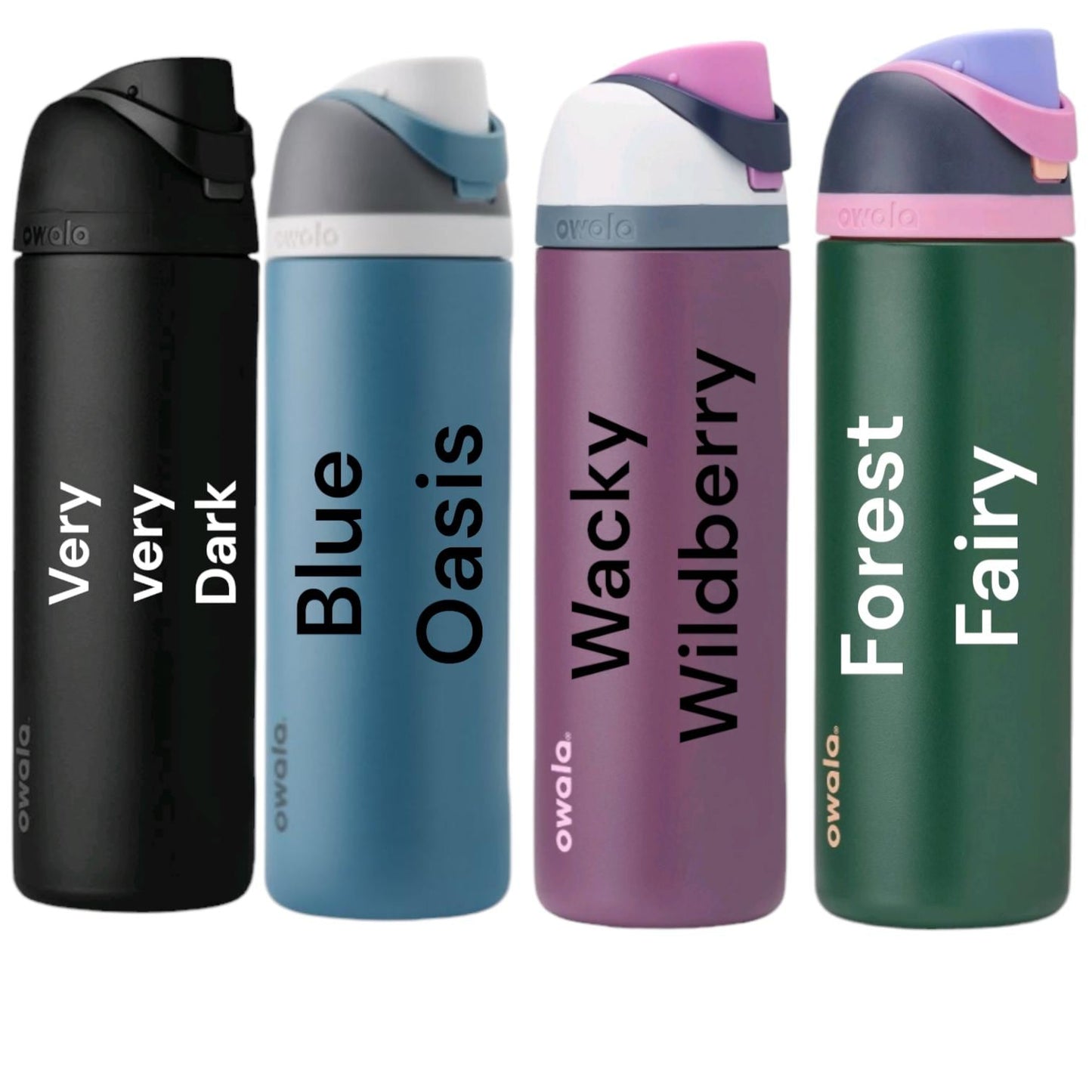 Engraved Softball & Baseball Bow Owala Bottle: Coquette Drinkware