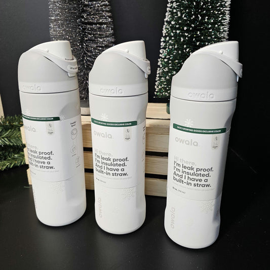 Owala Snowed In Drink Bottle, 24 oz BPA-Free Bottle, Flip Cap, leak proof Water Bottle