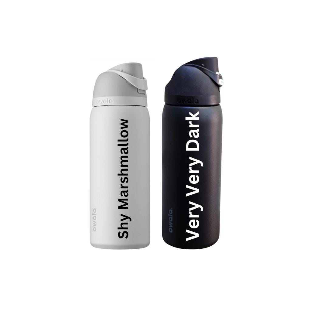 Engraved Owala 24 oz Bottle: Birds & Flowers, Personalized Drinkware