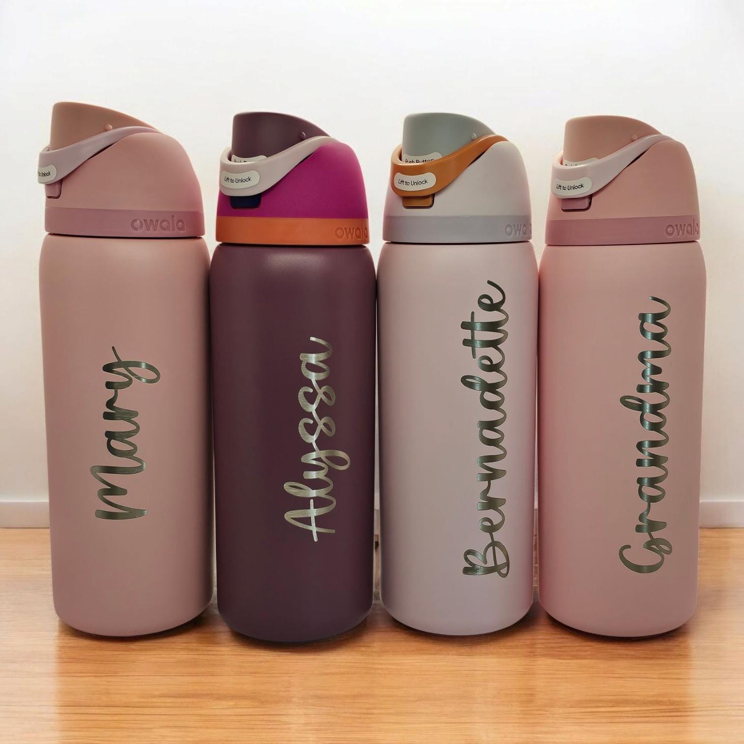 Custom Owala 32 oz Free Sip, Personalized Engraving, Bride and Groom Gifts, Hydration Gift, Unique Gift, Water Bottle