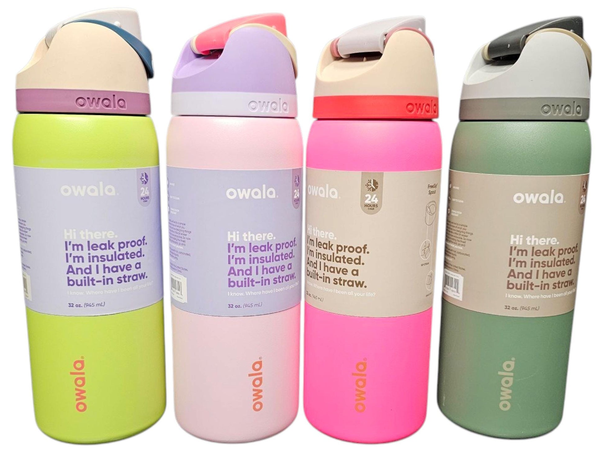 Custom Owala 32 oz Free Sip, Personalized Engraving, Bride and Groom Gifts, Hydration Gift, Unique Gift, Water Bottle