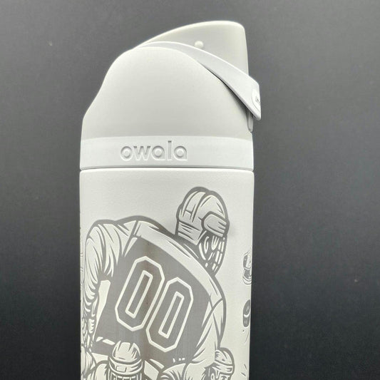 Owala Hocky Theme Drink Bottle, 40 32, 24 and 16 ounce BPA-Free Bottle, Freesip and Sway, leak proof Water Bottle, Sports Enthusiast Gift