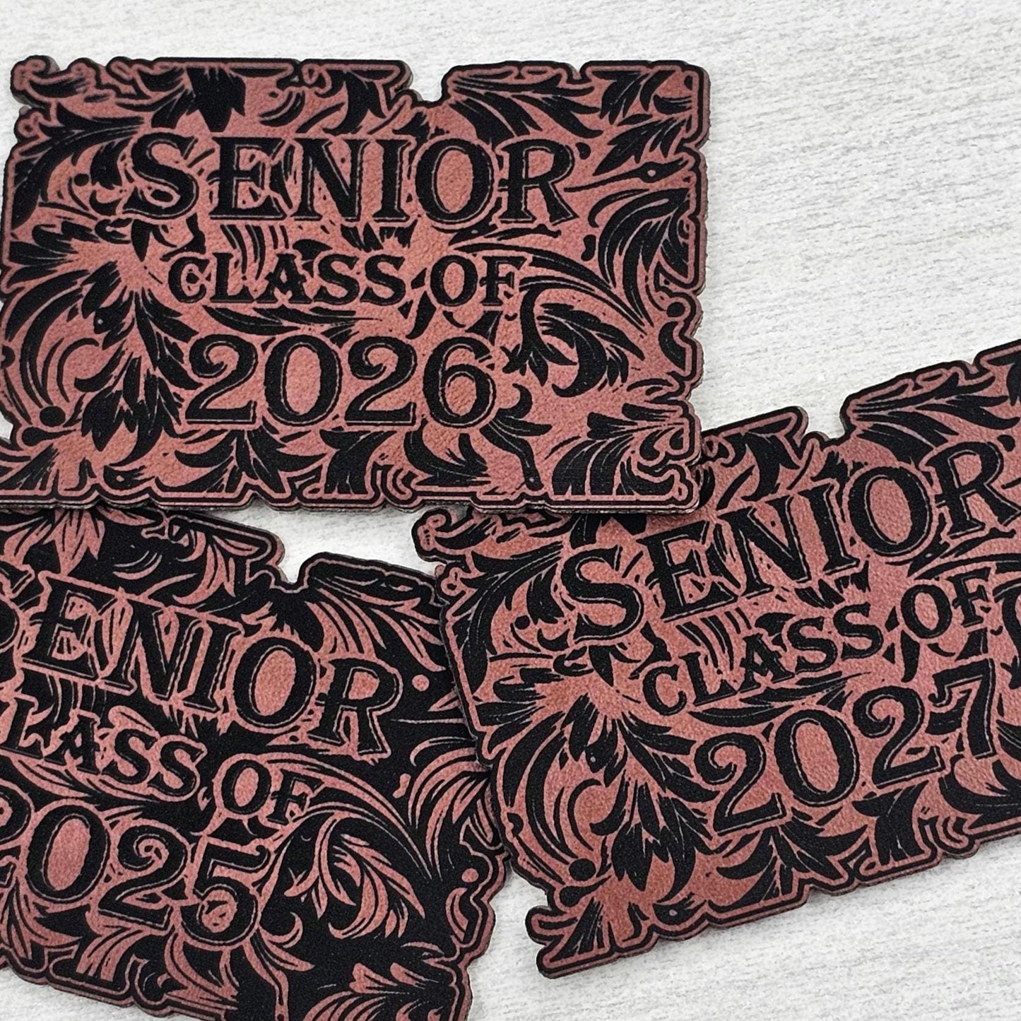 Custom Senior Hat with Leatherette Patch: Class of 2025 Grad Gift