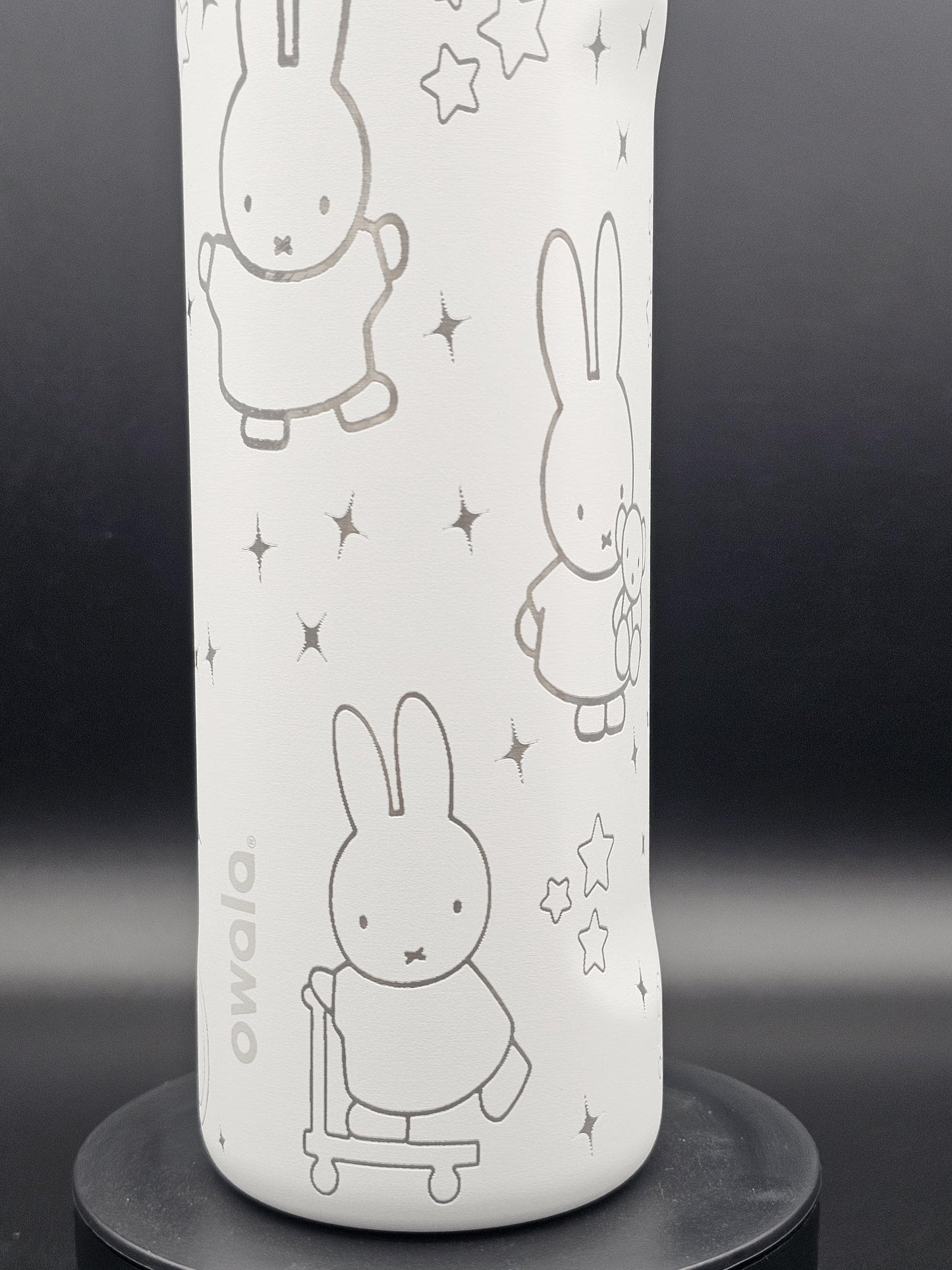 Miffy Owala 20, 24, 30, 32 and 40 oz Bottle | Custom Engraved Owala free sip, sway and Smooth sip bottles