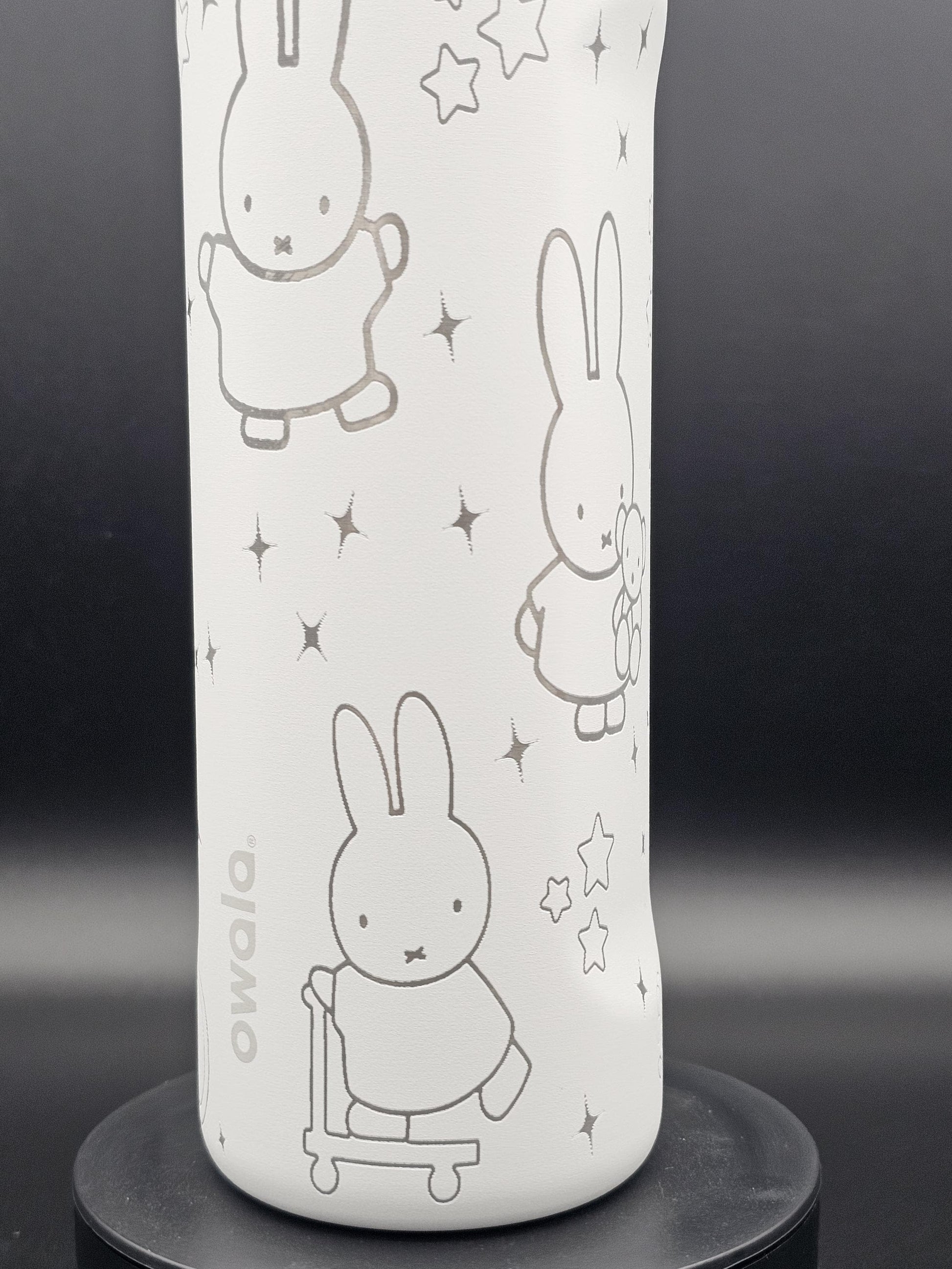Miffy Owala 20, 24, 30, 32 and 40 oz Bottle | Custom Engraved Owala free sip, sway and Smooth sip bottles
