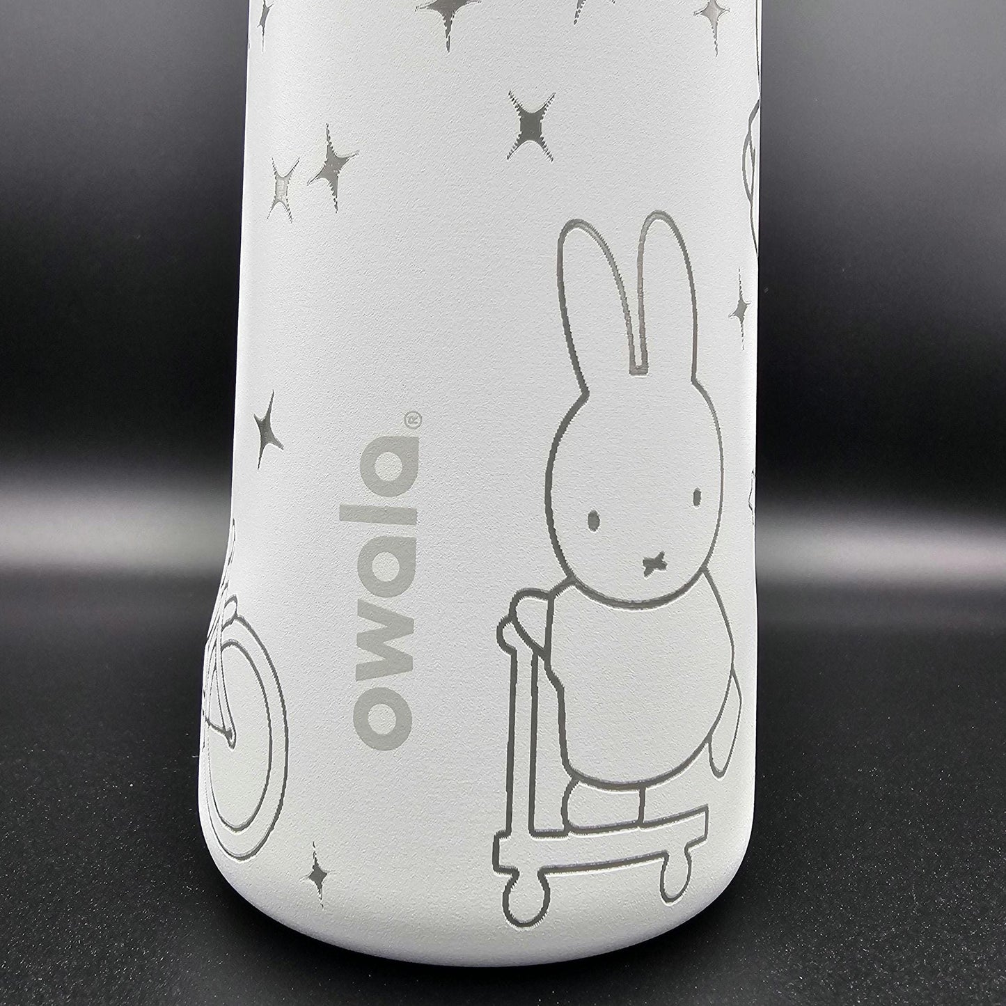 Miffy Owala 20, 24, 30, 32 and 40 oz Bottle | Custom Engraved Owala free sip, sway and Smooth sip bottles