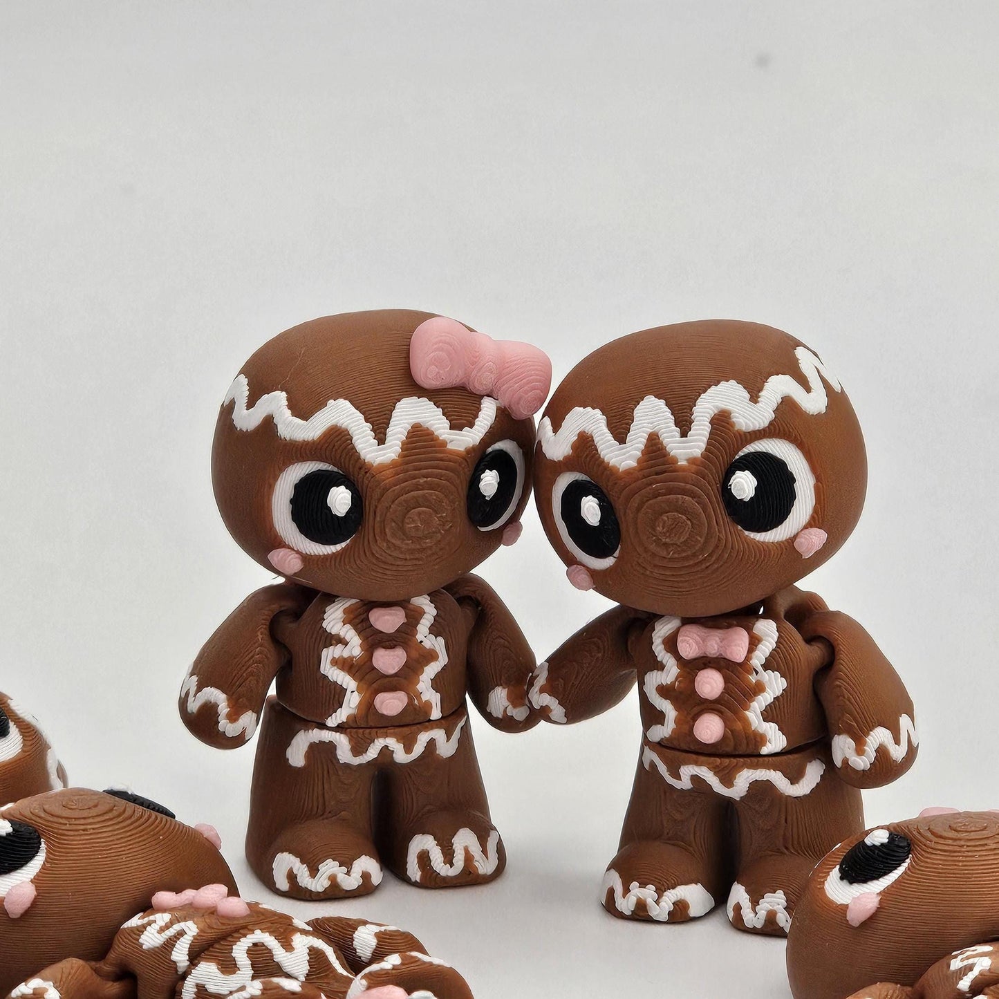 Holiday Fidget Toy Set (2-Pack) | Gingerbread | Stocking Stuffer | Sensory Gift | Christmas Fidget Set | Cute Holiday Stress Relief