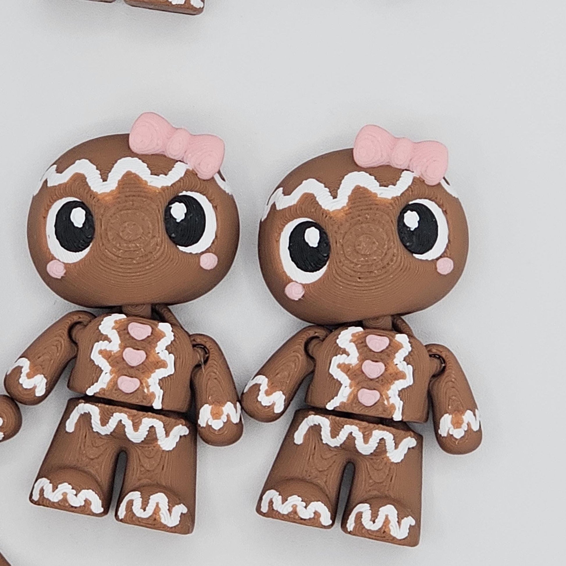 Holiday Fidget Toy Set (2-Pack) | Gingerbread | Stocking Stuffer | Sensory Gift | Christmas Fidget Set | Cute Holiday Stress Relief