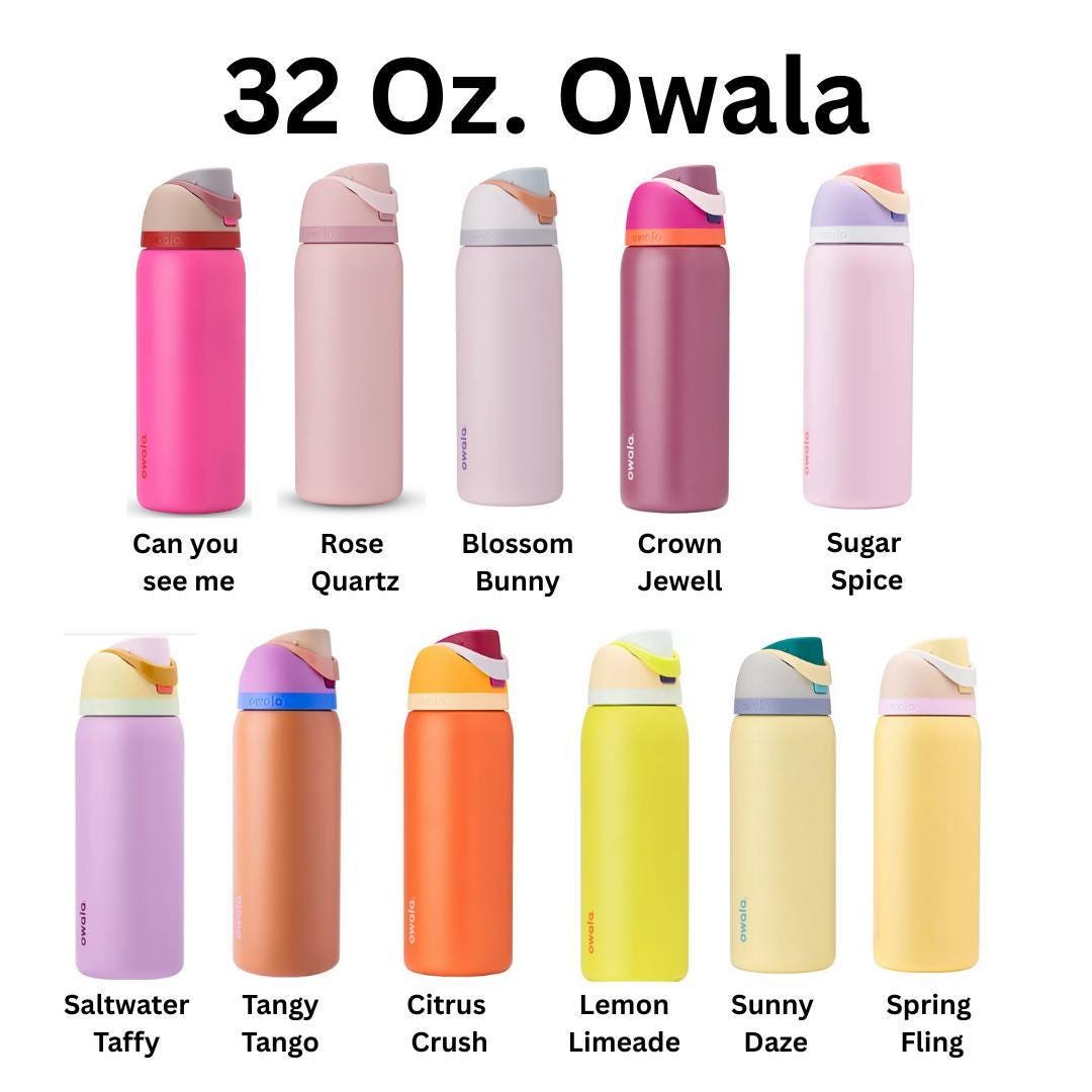 Engraved Cancer Ribbon Owala Tumbler: Survivor Gift