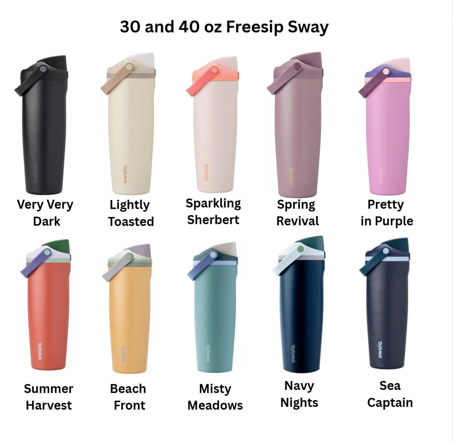 Softball Owala Water Bottle: Personalize with name and jersey number