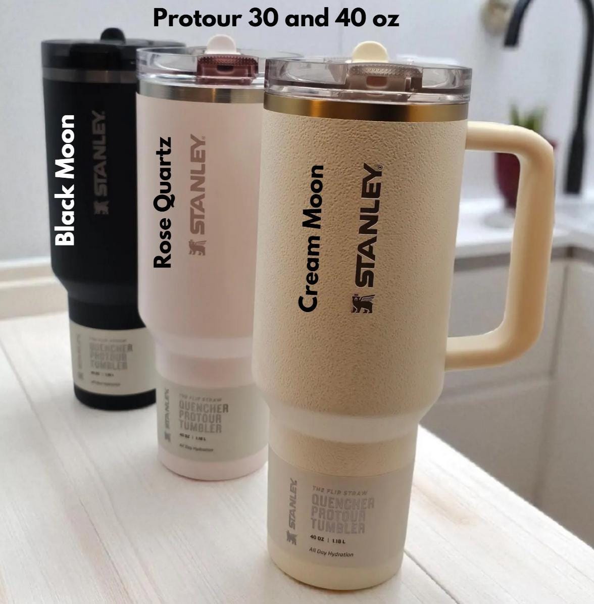 Engraved Stanley Bottle: Coquette Bows Design, 30 or 40 oz