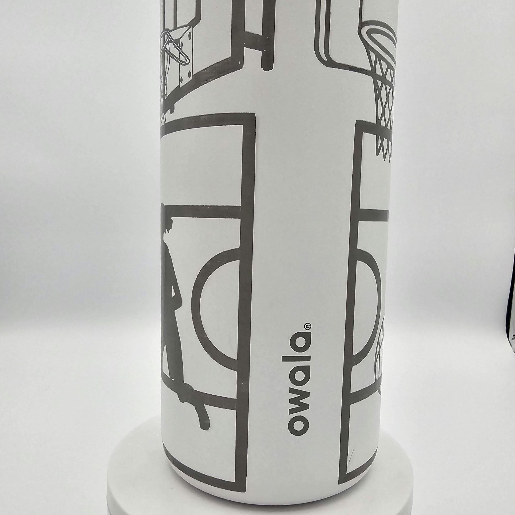 Basketball Engraved Owala Bottle | Female Silhouette Design | Custom Sports Gift | 24, 30, 32 & 40 oz Freesip or Sway Bottle